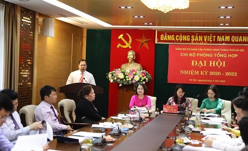 Đảng bộ cơ quan Văn phòng HĐND Thành phố: Nâng cao chất lượng công tác chỉ đạo, tham mưu, tổng hợp 